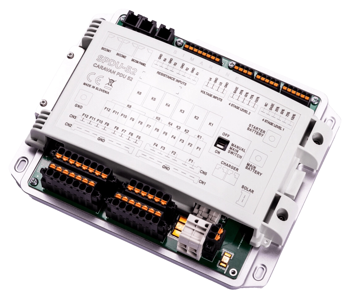 SPDU power distribution unit campervan